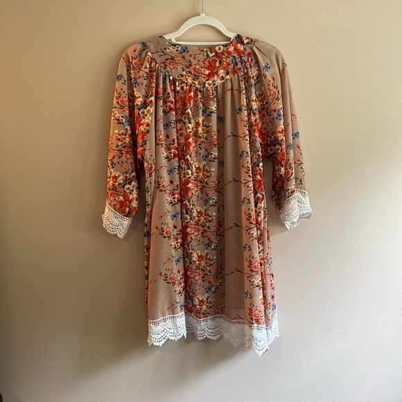 Boho Floral Kimono Size XL - Picture 5 of 6